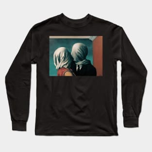 The Lovers by René Magritte, 1928. Oil on Canvas. Long Sleeve T-Shirt